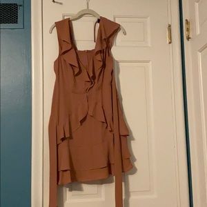 Express rose colored dress